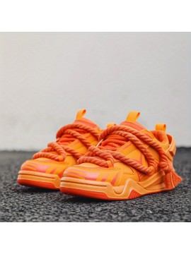 New Men's Low-top Skateboard Shoes Fashion Braids Casual Shoes Walking Shoes Trendy Comfortable Soft-soled Shoes Street Sneakers