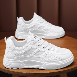 Men'S Breathable Height-Increasing sneakers | Lightweight Lace-Up Low-Top Training Shoes with Minimalist Cup Sole and High-Grip Rubber Sole - Suitable for Gym, Office, Casual Wear - Comfortable Summer Footwear