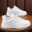 Men'S Breathable Height-Increasing sneakers | Lightweight Lace-Up Low-Top Training Shoes with Minimalist Cup Sole and High-Grip Rubber Sole - Suitable for Gym, Office, Casual Wear - Comfortable Summer Footwear