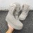 Winter and Autumn Warmth-Resistant Small-Scale High-Top Sneakers Gypsum Shoes