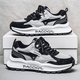 Men's Shoes and Sports Shoes Summer New Casual Forrest Gump Shoes with Flying Mesh, Versatile and Breathable Men's Dad Shoes