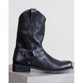 Handcrafted Distressed Western Boots | Casual Ankle Boots for Rodeo, Music Festivals, and Daily Wear, Comfortable Non-Slip Sole, American Cowgirl Style Women'S Fashion Boots, Women Shoes