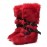 Women' Winter Fox Over-the-Knee Boots with Thick Sole & Plush - Slip- Round Toe Boots Suitable for Weather, Cozy Thick Sole Heel, Hand Washable Microfiber for Parties, Casual Attire, and Floors, Women Shoes