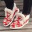 Women's Winter Warm Slippers with Santa Print - Cozy Fluffy Shoe Suitable for Plus Size, Soft Round-Toe Casual Christmas & Weather Footwear, Hand/Dry Cleanable Fabric Upper & TPR Sole (Ideal Gift), Women Shoes