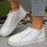 Spring Summer New Foreign Trade Plus Size Thick Sole Women'S Casual Shoes Solid Color Simple College Style