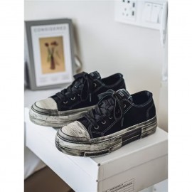 Women'S New Casual Sneakers - Round Toe Lace-Up Design with Arch Support, Durable Fabric Upper & Cushioned Rubber Sole, All-Season Comfort for Gym, Walking, Daily Wear - Black/White/Grey Minimalist Style - Ideal Gift for Christmas, Birthdays