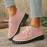Round Toe Front Lace-Up Flats for Women, Casual Knitted Breathable Multi-Color Shoes, Women Shoes