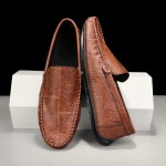 Men'S Gommino Casual Shoes | Summer New Low-Top Breathable Soft Bottom Driving Shoes, Upper, PVC Sole, Fabric Insole