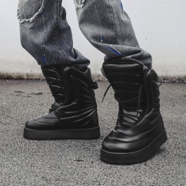 Winter and Autumn Warmth-Resistant Small-Scale High-Top Sneakers Gypsum Shoes