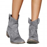 Womens Boots Ankle Boots Fall Winter Warm Lined Plus Size 40-48 Low Heel Comfortable Wide Width Black Boots Local Warehouse Holiday Season, Women Shoes