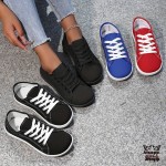 Women's Wide Width Barefoot Sneakers - Wide Toe Box, Black/White/Red/Blue Color Options | Minimalist T-Toe Design for All-Season Outdoor Sports, Tennis & Walking | Machine Washable Soft PVC & Cushioned Sole (No Heel Lift)